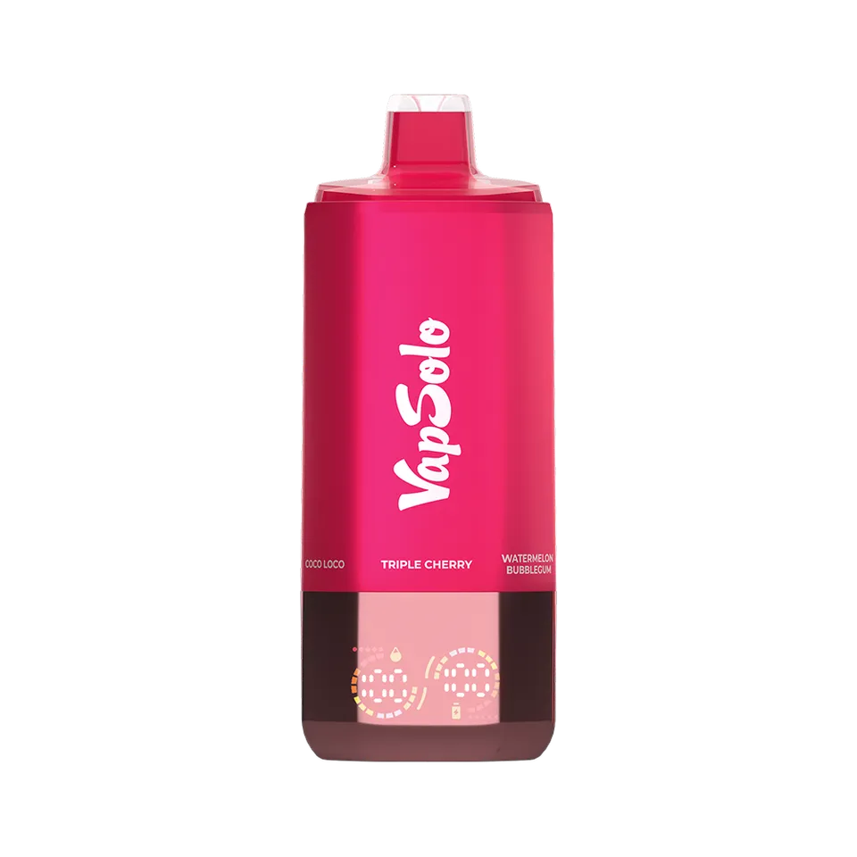 VapSolo Sixer 180K rojo con pantalla frontal